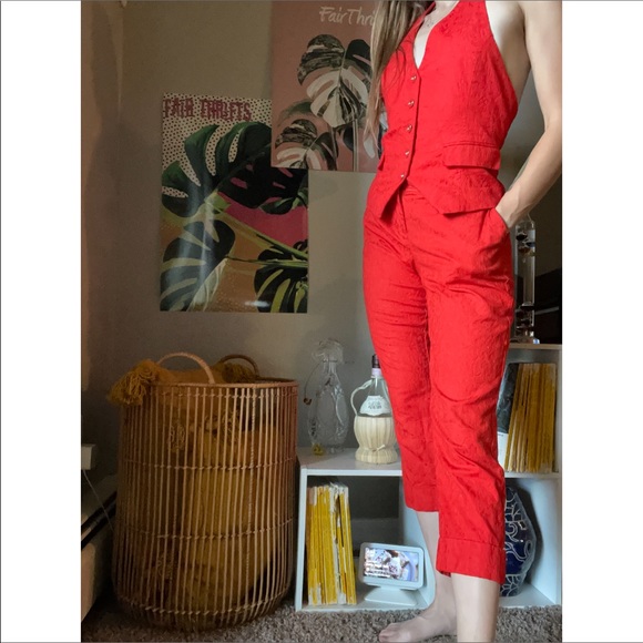 Patterned Vest 2 Piece Set - Picture 3 of 7